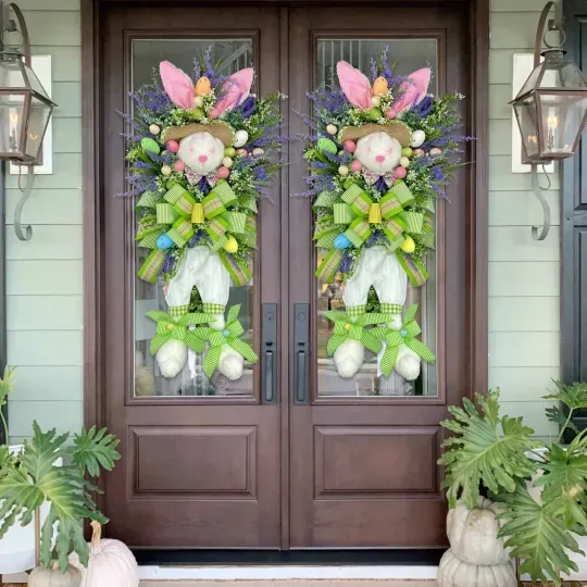 🐰💐2023 NEW EASTER BUNNY COLORFUL WREATH🐰💐——🔥LIMITED DISCOUNT🔥-Festivesl