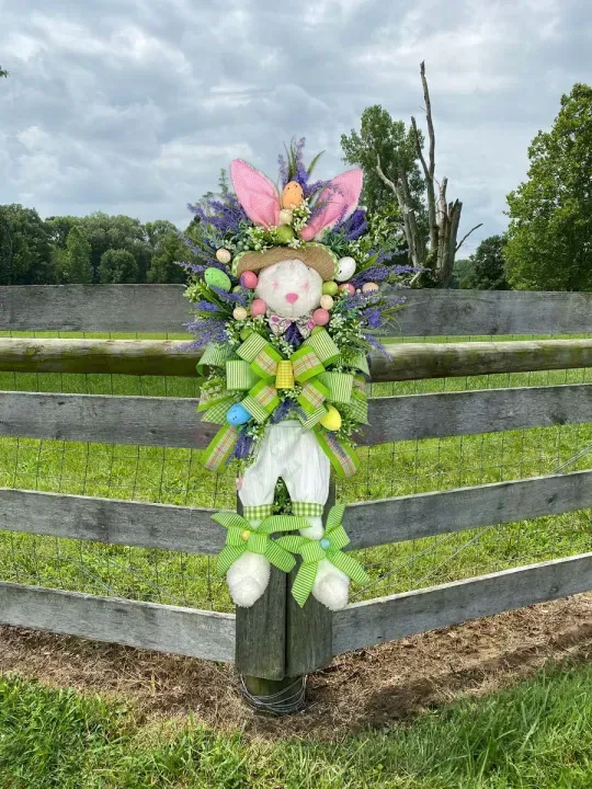 🐰💐2023 NEW EASTER BUNNY COLORFUL WREATH🐰💐——🔥LIMITED DISCOUNT🔥-Festivesl