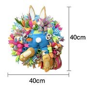 2023 New Easter Bunny Wreath Happy Easter Rabbit Decoration-Festivesl
