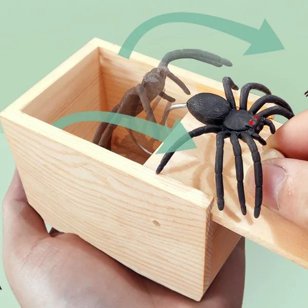 (Hot Sale Now💥) Super Funny Crazy Prank Gift Box Spider 🎁Special gifts for friends/family!-Festivesl