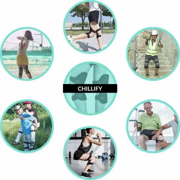 Breathable Non-Slip Joint Support Knee Pads-Festivesl