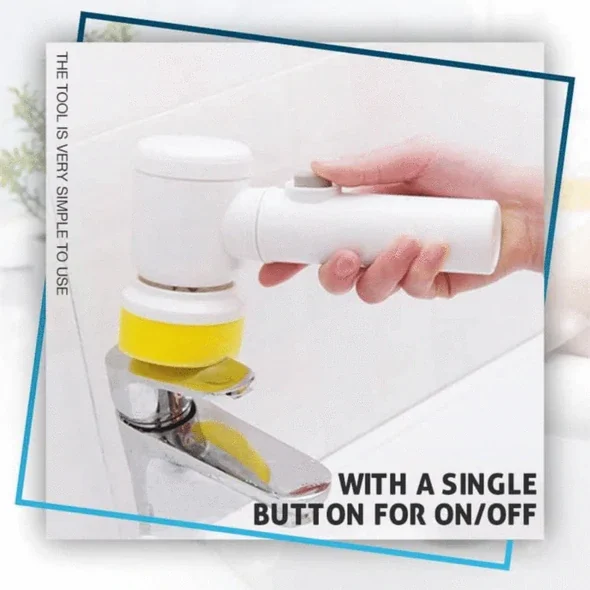 ( SAVE 49% OFF) Magic Electric Cleaning Brush USB rechargeable-Festivesl