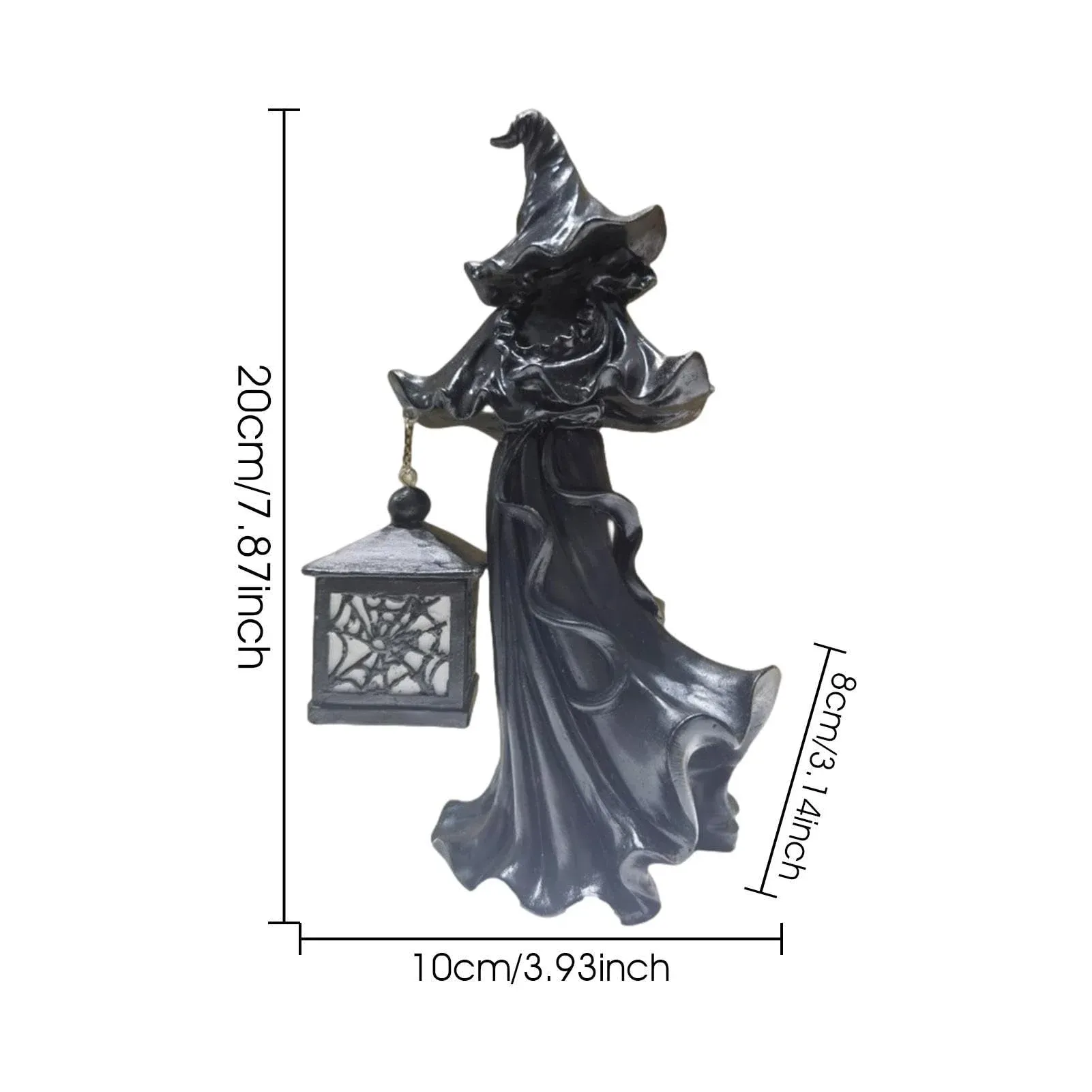 Halloween Lanterns Witch Statues-Festivesl