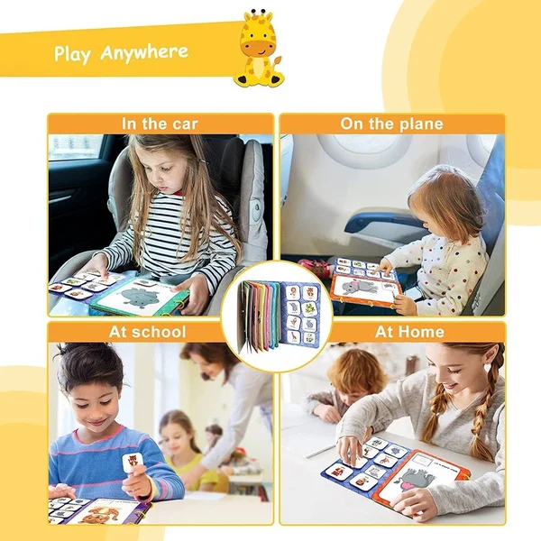 🎁Last Day Promotion 49% OFF - 🔥Keep Your Kids Away From Electronics - Early Education Enlightenment Quiet Sticker Toy-Festivesl