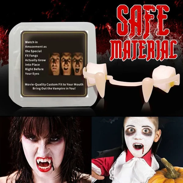 （🔥Hot Sale-49% OFF）Retractable Halloween Vampire Fangs-Festivesl