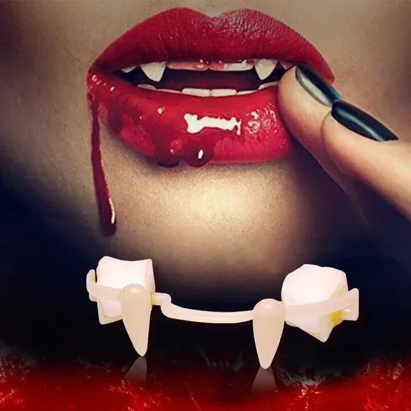 （🔥Hot Sale-49% OFF）Retractable Halloween Vampire Fangs-Festivesl