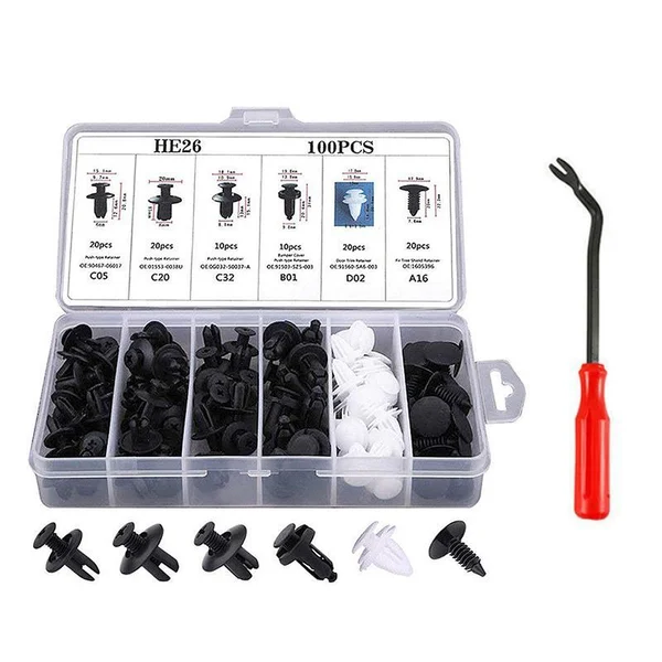 Car Fastener Box Set (630PCS)-Festivesl