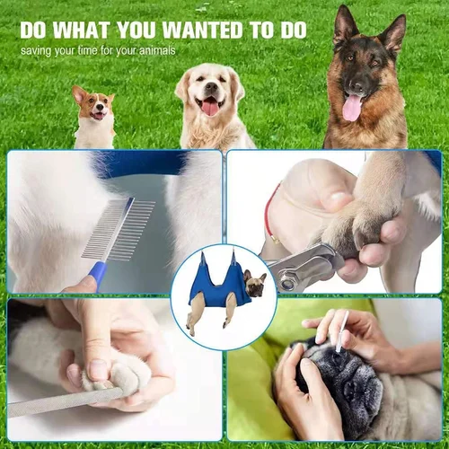 💖Mother's Day Sale-48% OFF💖 Pet Grooming Hammock for Cats and Dogs-Festivesl