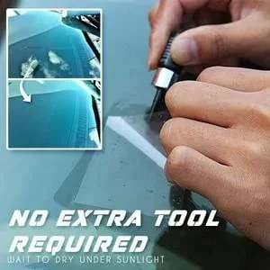 (Last Day Promotion - 49% OFF) Cracks Gone Glass Repair Kit (New Formula), BUY MORE GET MORE FREE-Festivesl