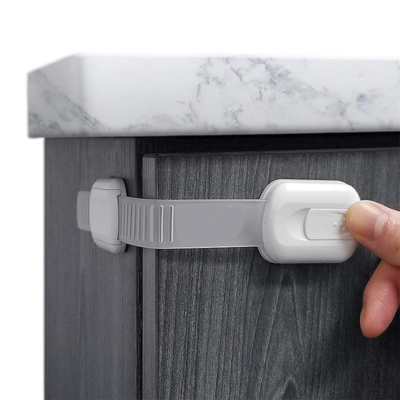 Child Safety Strap Locks for Fridge, Cabinets, Drawers, Dishwasher, Toilet-Festivesl