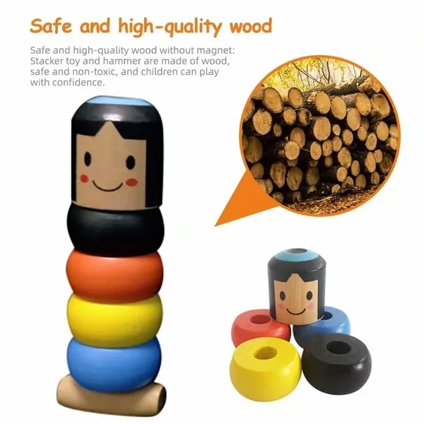 LAST DAY 49% OFF🔥The magic wooden man who can't be broken up-Festivesl