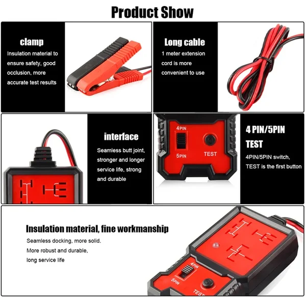 🛠Automotive Relay Tester🚗Circuit Tester 🛺Auto Repair Tool-Festivesl