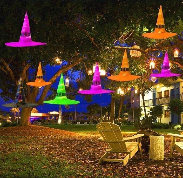 🧙HALLOWEEN PRESALE 48% OFF-Glowing Witch Hat - 2 in 1 Hanging/Wearable(BUY 8 GET FREE SHIPPING)-Festivesl