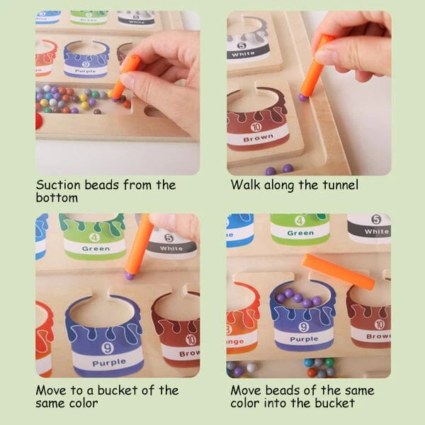 🔥LAST DAY PROMOTION- SALE 48% OFF🔥Magnetic Color and Number Maze-Festivesl