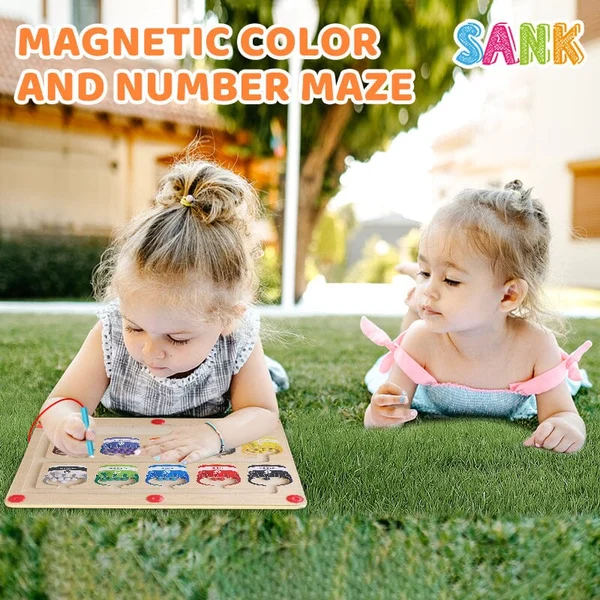 🔥LAST DAY PROMOTION- SALE 48% OFF🔥Magnetic Color and Number Maze-Festivesl