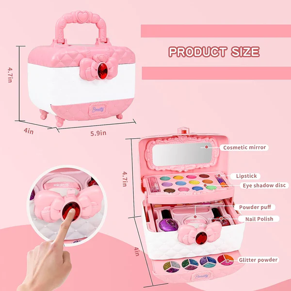Kids Washable Makeup Beauty Kit-Festivesl