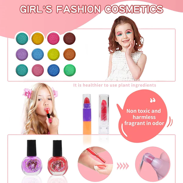 Kids Washable Makeup Beauty Kit-Festivesl
