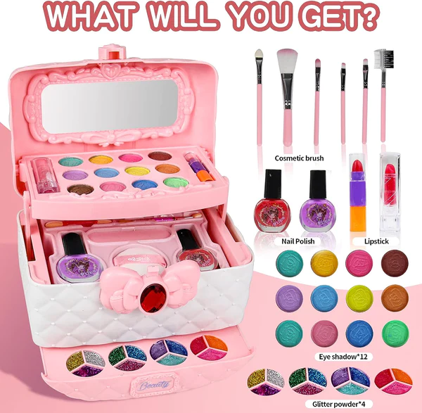Kids Washable Makeup Beauty Kit-Festivesl