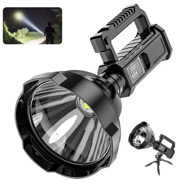 ⏰Last Day Promotion 49% OFF - Rechargeable Handheld Spotlight Flashlight-Festivesl