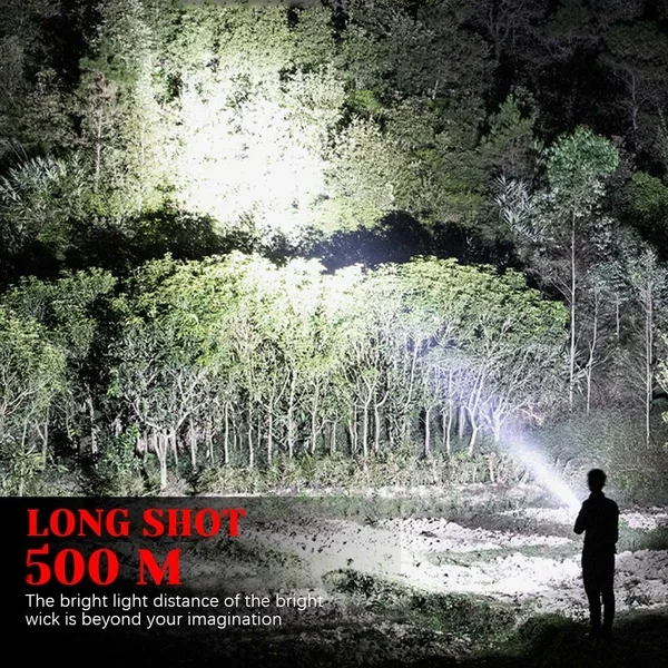 ⏰Last Day Promotion 49% OFF - Rechargeable Handheld Spotlight Flashlight-Festivesl