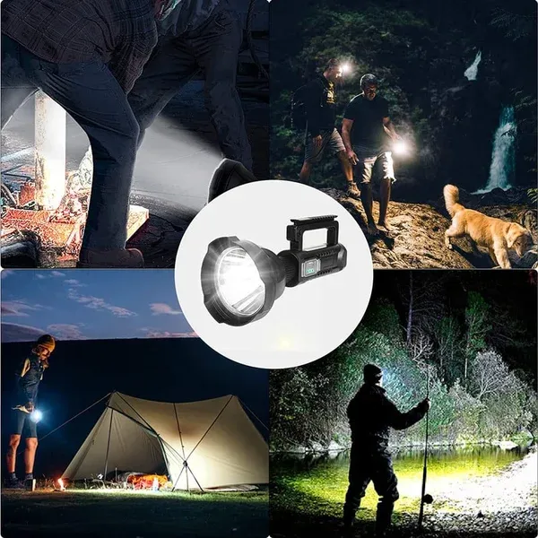 ⏰Last Day Promotion 49% OFF - Rechargeable Handheld Spotlight Flashlight-Festivesl
