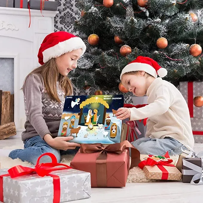 🎁🎁【Christmas Pre-Sale】 Nativity Scene Advent Calendar Set-Festivesl