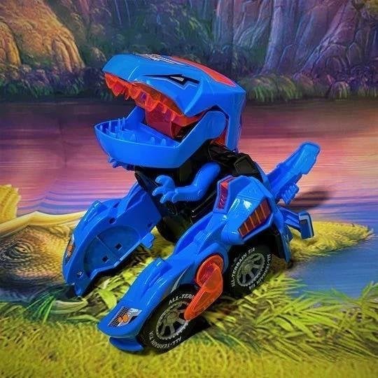 🎅Holiday Pre-Sale - 49% OFF🎁LED DINOSAUR TRANSFORMATION CAR TOY-Festivesl
