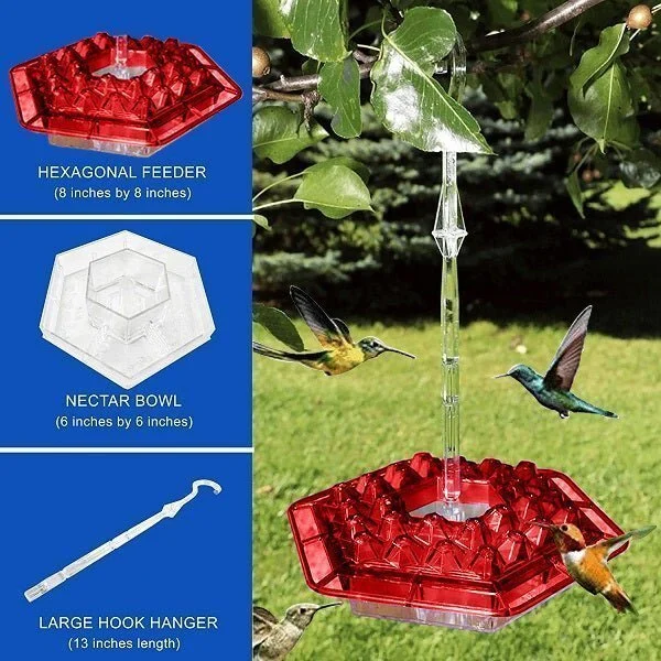 🔥2023 Spring Hot Sale 49% OFF - Mary's Hummingbird Feeder With Perch And Built-in Ant Moat（BUY 3 FREE SHIPPING）-Festivesl