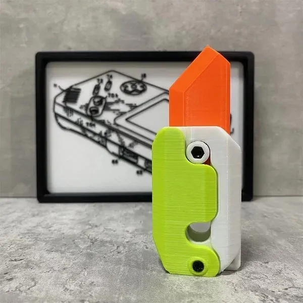 🔥HOT SALE NOW 49% OFF - 🥳 2023 3D Gravity Carrot Knife Decompression Toy-Festivesl