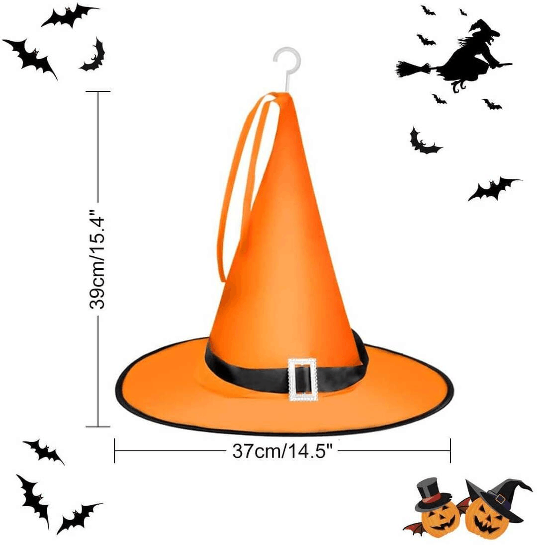 🧙HALLOWEEN PRESALE 48% OFF-Glowing Witch Hat - 2 in 1 Hanging/Wearable(BUY 8 GET FREE SHIPPING)-Festivesl