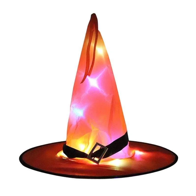 🧙HALLOWEEN PRESALE 48% OFF-Glowing Witch Hat - 2 in 1 Hanging/Wearable(BUY 8 GET FREE SHIPPING)-Festivesl