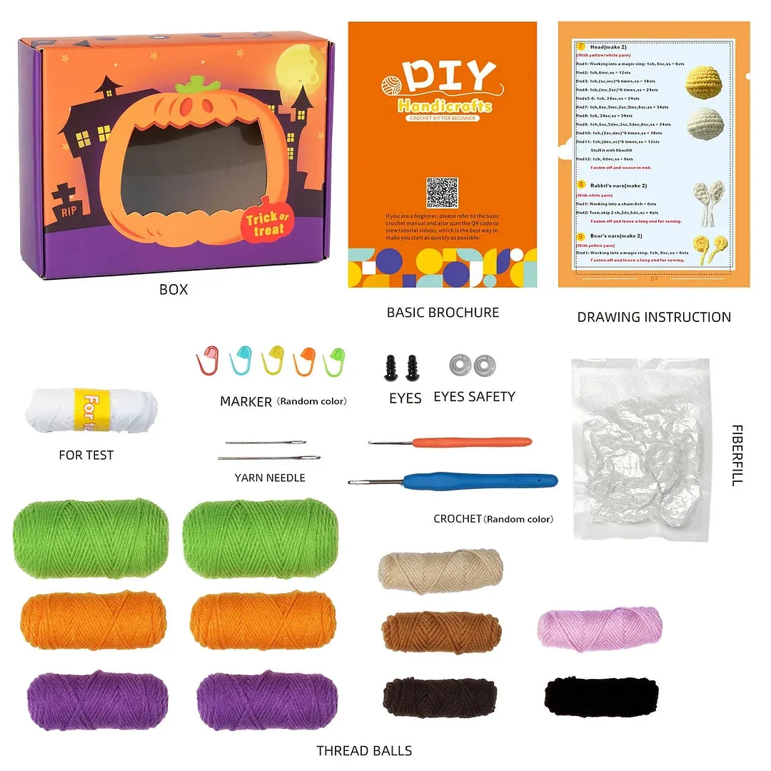 🔥(Last Day 49% OFF)🔥Halloween Crochet Kit-Festivesl