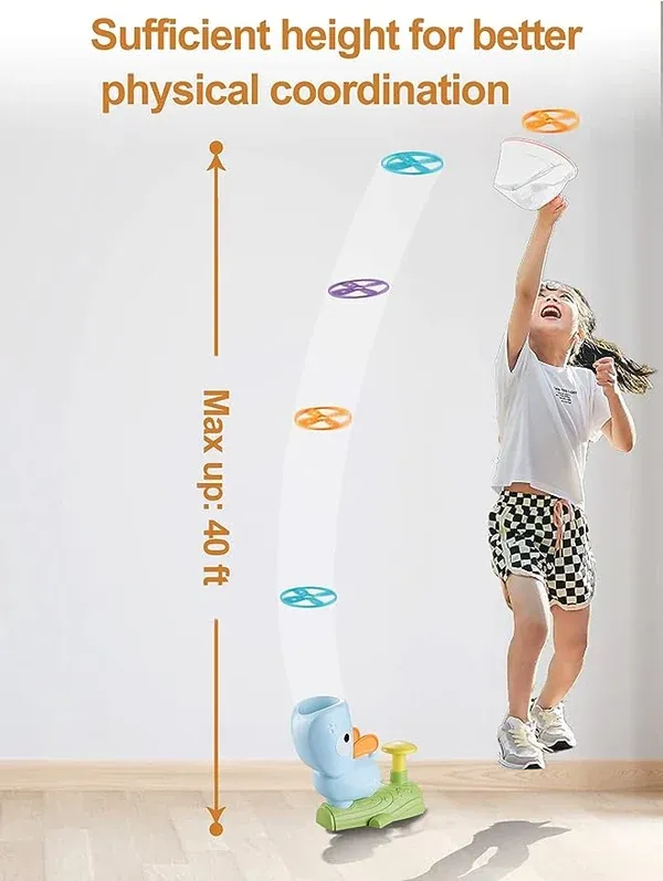 🎁🎁The Tall Challenge -Flying Discs Launcher for Kids-Festivesl