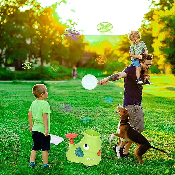 🎁🎁The Tall Challenge -Flying Discs Launcher for Kids-Festivesl