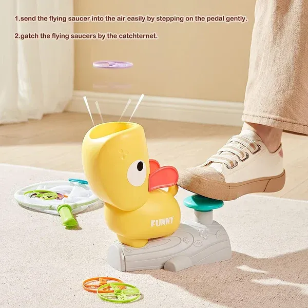 🎁🎁The Tall Challenge -Flying Discs Launcher for Kids-Festivesl