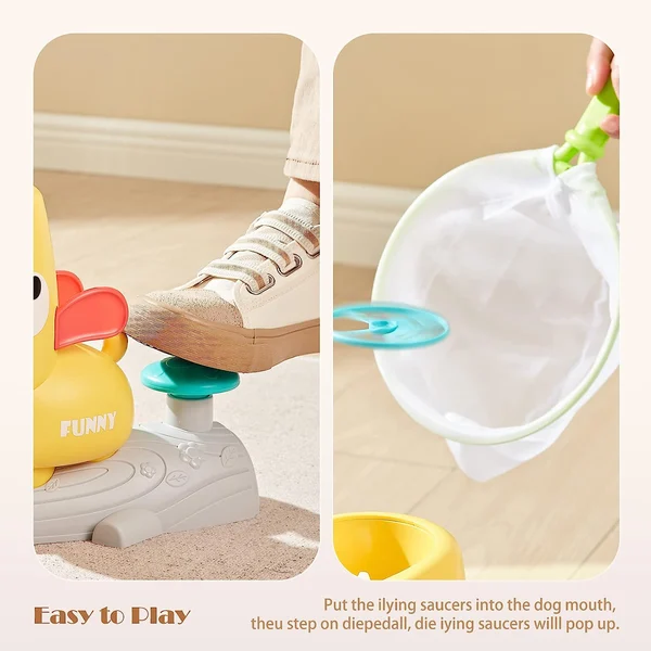 🎁🎁The Tall Challenge -Flying Discs Launcher for Kids-Festivesl