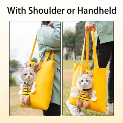 🔥Hot Sale 49% OFF - Pet Canvas Shoulder Bag (BUY 2 FREE SHIPPING)-Festivesl