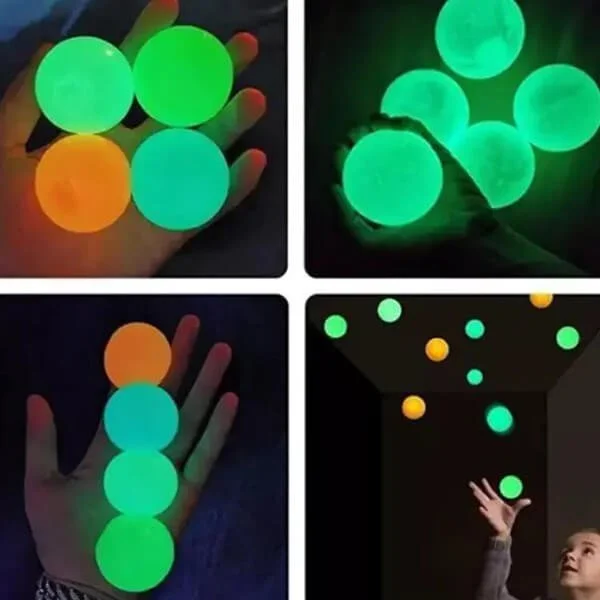 🔥HOT SALE NOW 49% OFF 🥳☄️Luminous Sticky Wall Ball Toy-Festivesl