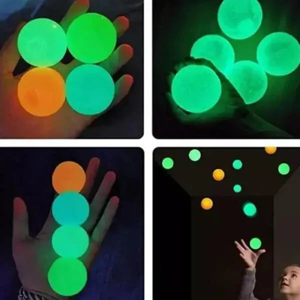 🔥HOT SALE NOW 49% OFF 🥳☄️Luminous Sticky Wall Ball Toy-Festivesl