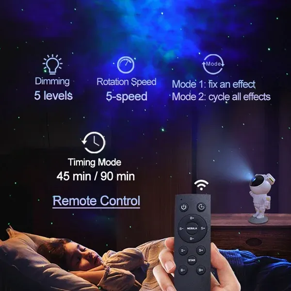 🎁Astronaut Star Galaxy Projector Light - With Timer and Remote (🔥 LIMITED TIME FREE SHIPPING🔥)-Festivesl