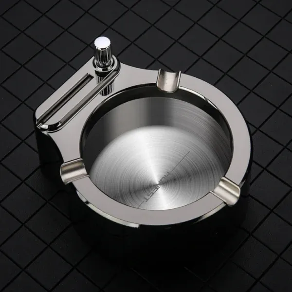 💥Retro Metal Ashtray Ten Thousand Match Lighter🔥-Festivesl