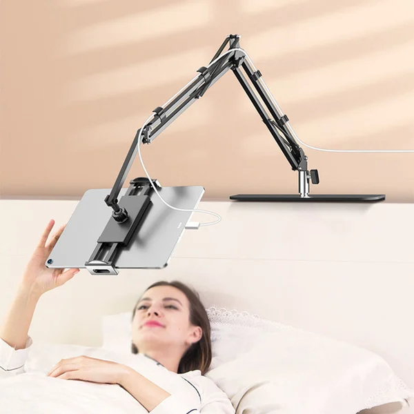 Hidden Bedside Phone Tablet Holder Retractable-Festivesl
