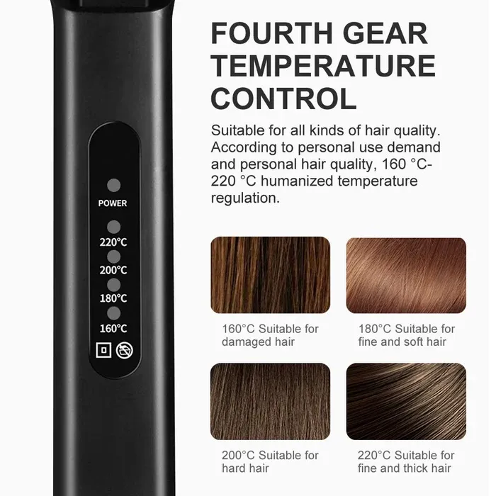 🔥Last Day 50% OFF🔥New Ceramic Tourmaline Ionic Flat Iron Hair Straightener-Festivesl