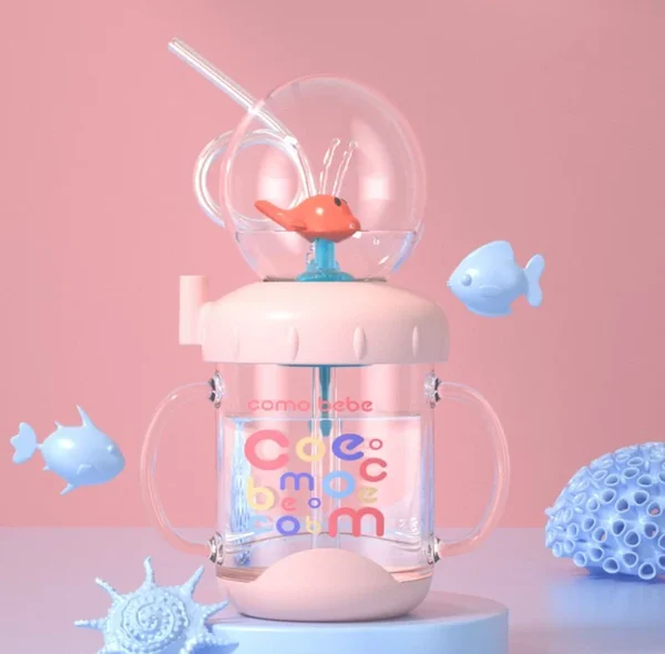 🔥Summer Super Sale 48% Off🔥BABY DRINKING CUP WITH WHALE SQUIRT🐳-Festivesl