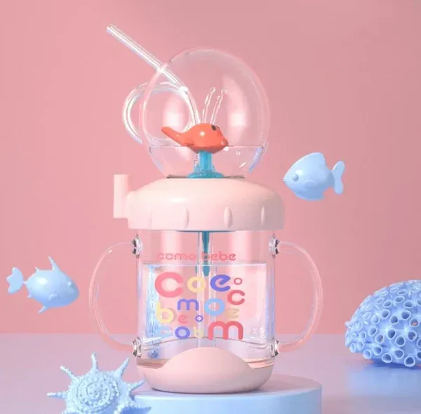 🔥Summer Super Sale 48% Off🔥BABY DRINKING CUP WITH WHALE SQUIRT🐳-Festivesl