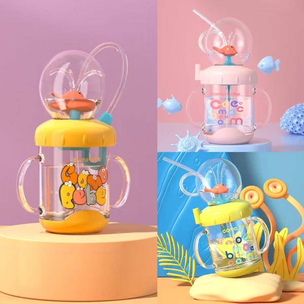 🔥Summer Super Sale 48% Off🔥BABY DRINKING CUP WITH WHALE SQUIRT🐳-Festivesl