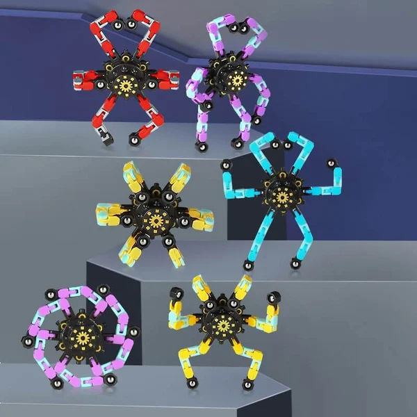 🔥Summer 2023 Hot Deals🔥 Transformable Fingertip Anxiety Stress Relief Toy-Festivesl