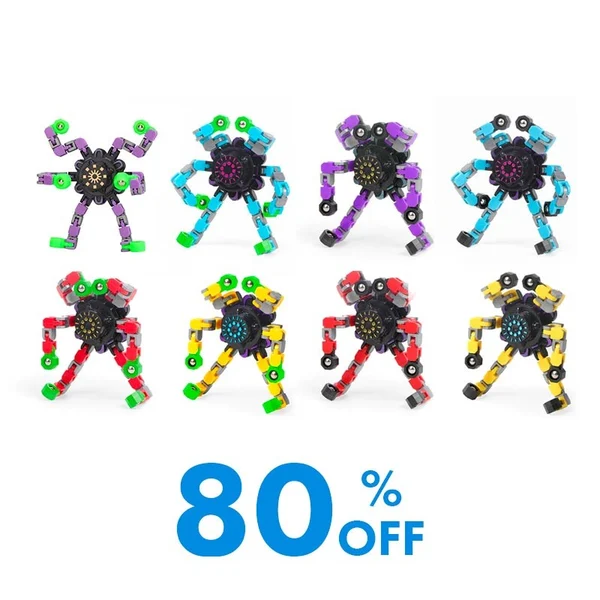 🔥Summer 2023 Hot Deals🔥 Transformable Fingertip Anxiety Stress Relief Toy-Festivesl