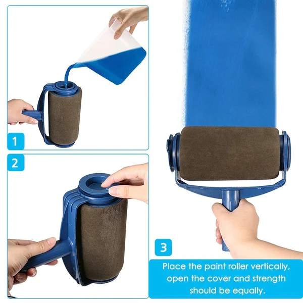 🔥Lowest Prise-Last Day 72% OFF🔥Multifunctional Paint Roller Brush Tools Set-Festivesl