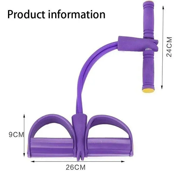 49% OFF🔥32 Fitness Resistance Bands-4 Tube Pedal Ankle Puller-Festivesl